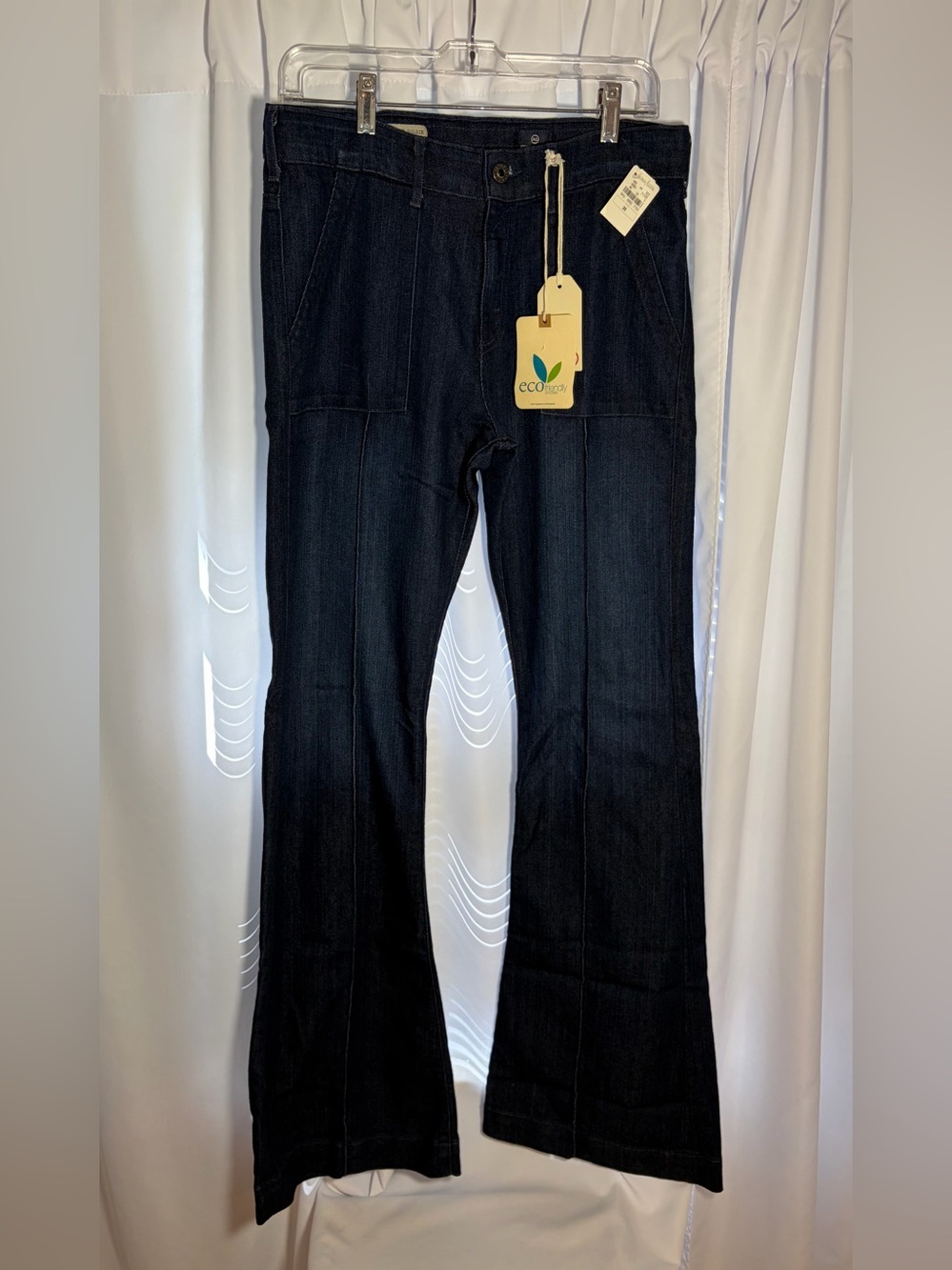 NWT ADRIANO GOLDSCHMIED AG JEANS The Pintuck Goldie Flare Jeans size 30